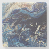 Stone onderzetter met Johnson Abstract Artwork (Voorkant)