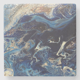 Stone onderzetter met Johnson Abstract Artwork