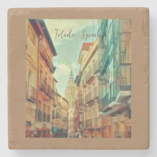 Stone Onderzetter Toledo Spanje (Voorkant)