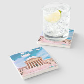 Stone Onderzetter van het Amerikaanse Hooggerechts (Zijkant)