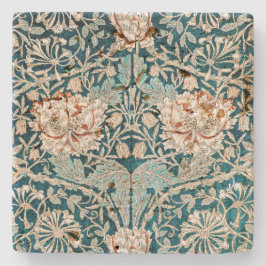 STONE ONDERZETTER : WILLIAM MORRIS : HONEYSUCKLE