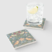 STONE ONDERZETTER:WILLIAM MORRIS:STRAWBERRY THIEVE STENEN ONDERZETTER (Zijkant)