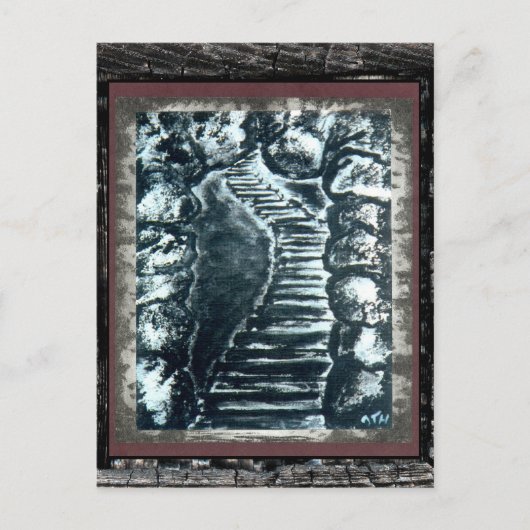 Stone Pathway Briefkaart (Voorkant)