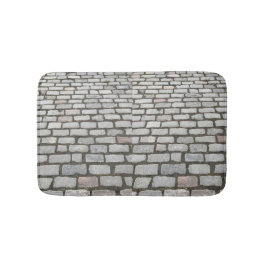 Stone Pathway Gray Cobblestone Street Sidewalk Badmat