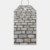 Stone Pathway Gray Cobblestone Street Sidewalk Cadeaulabel (Voorkant)