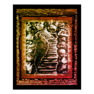 Stone Pathway Perfect Poster