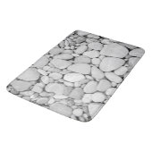 Stone Pattern #3 #bw #stenen #decor #art Badmat (Gekanteld)
