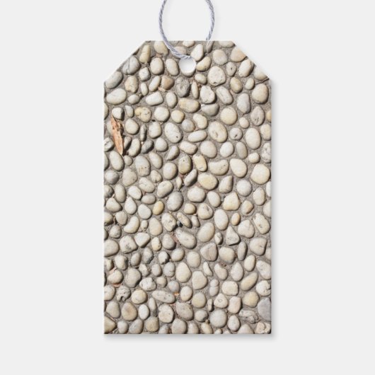 Stone Pebble Pathway Walkway Sidewalk Rocks Cadeaulabel (Voorkant)