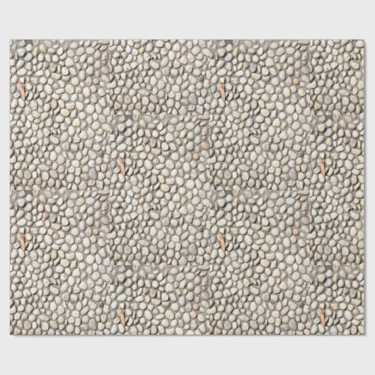 Stone Pebble Pathway Walkway Sidewalk Rocks Cadeaupapier (Vlak)