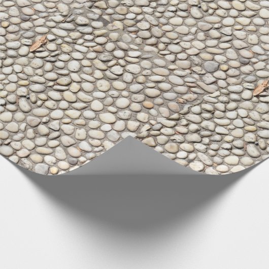 Stone Pebble Pathway Walkway Sidewalk Rocks Cadeaupapier (Hoek)