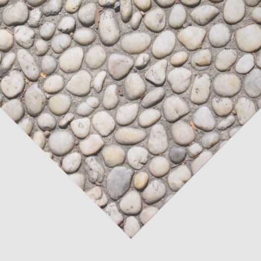 Stone Pebble Pathway Walkway Sidewalk Rocks Tissuepapier (Detail)