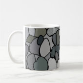 Stone Pebbles Modern Koffiemok (Links)