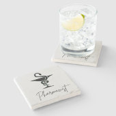 Stone Pharmacist Onderzetter (Zijkant)