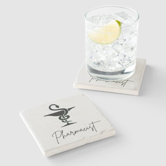 Stone Pharmacist Onderzetter (Zijkant)