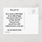 STONE PILE ART INVITATION BRIEFKAART (Achterkant)