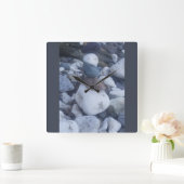 STONE PILLAR VIERKANTE KLOK (Huis)