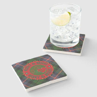 Stone Plaid Merry & Bright Coasters Stenen Onderzetter
