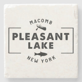 Stone Pleasant Lake Coaster Stenen Onderzetter