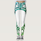 Stone Retro Griekse schijf Leggings (Voorkant)