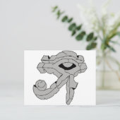Stone Rock Eye of Ra Briefkaart (Staand voorkant)