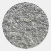 Stone Rock Ronde Sticker (Voorkant)