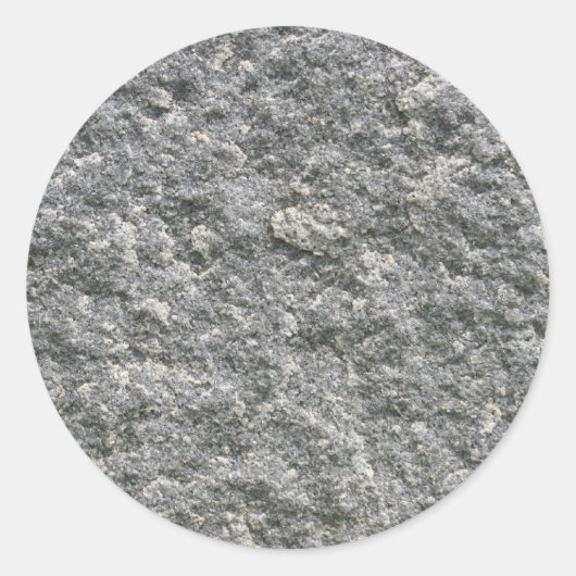 Stone Rock Ronde Sticker (Voorkant)