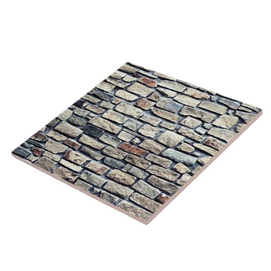 Stone Rock Wall Texture Tegeltje (Zijkant)