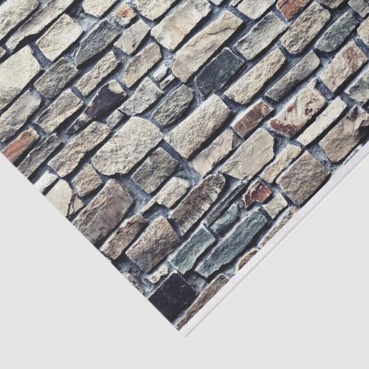 Stone Rock Wall Texture Tissuepapier (Detail)