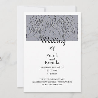 Stone Roos Invitation Kaart