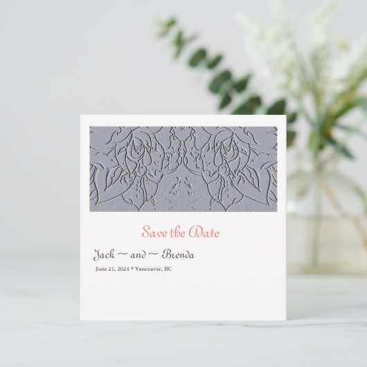 Stone Roos Sla de datum op Save The Date (Staand voorkant)