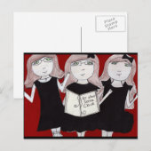 Stone Sister Christmas Feestdagenkaart (Voorkant / Achterkant)