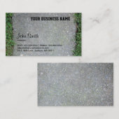Stone Slab en Green Grass visitekaartje (Voorkant / Achterkant)