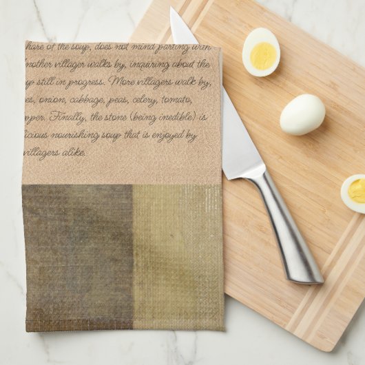 Stone Soup Folklore Schatten | Theedoek (Quarter Fold)