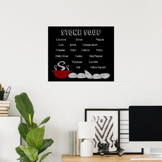 Stone Soup Poster (Thuiskantoor)