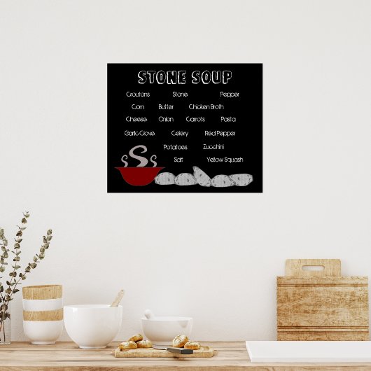Stone Soup Poster (Keuken)