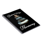 Stone Stacking Harmony Rock Balancing Notitieboek (Rechterzijde)