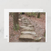 Stone Stair Path bij Herfst Creek Herfsten, TN Briefkaart (Voorkant / Achterkant)