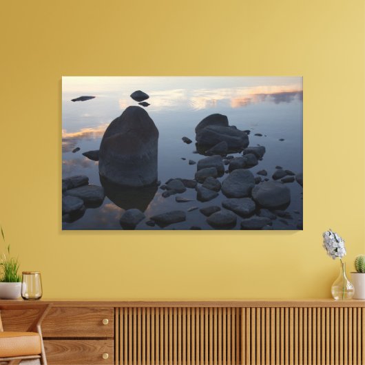 Stone Sunset CC0312 Canvas Afdruk (Insitu (Woonkamer))