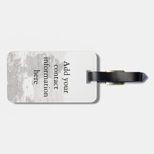 Stone Temples Bagagelabel (Achterkant horizontaal)