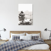 Stone Temples Canvas Afdruk (Insitu (Slaapkamer))