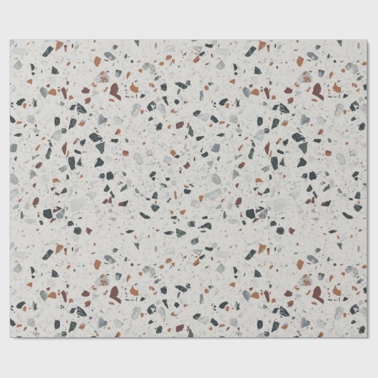 Stone Terrazzo Pattern  Cadeaupapier (Vlak)