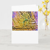 Stone texture, card kaart (Gele Bloem)