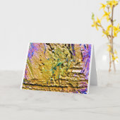 Stone texture, card kaart (Gele Bloem)