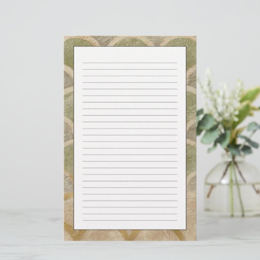 Stone Tile Design van Chariklia Zarris Briefpapier (Staand voorkant)