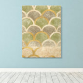 Stone Tile Design van Chariklia Zarris Canvas Afdruk (Insitu (Houten vloer))