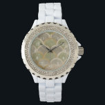 Stone Tile Design van Chariklia Zarris Horloge<br><div class="desc">Wat er lijkt op een schilderij van je favoriete blokstraat is een echt stenen tegelmodel gemaakt door Chariklia Zarris. De gedempte aardtonen van het ontwerp van de stenen tegels smeken je om naar hen te staren en de mysteries van de wereld te overwegen. Of ze zullen de persoon die je...</div>