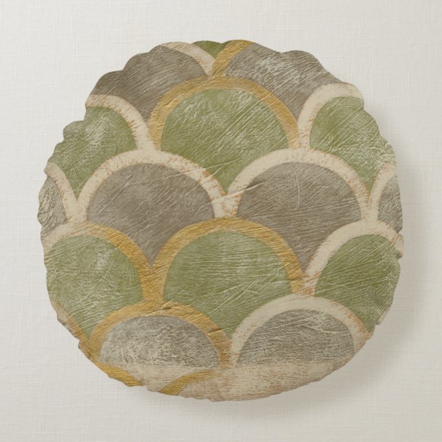 Stone Tile Design van Chariklia Zarris Rond Kussen (Voorkant)