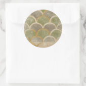 Stone Tile Design van Chariklia Zarris Ronde Sticker (Tas)
