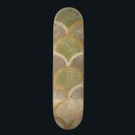 Stone Tile Design van Chariklia Zarris Skateboard<br><div class="desc">Wat er lijkt op een schilderij van je favoriete blokstraat is een echt stenen tegelmodel gemaakt door Chariklia Zarris. De gedempte aardtonen van het ontwerp van de stenen tegels smeken je om naar hen te staren en de mysteries van de wereld te overwegen. Of ze zullen de persoon die je...</div>