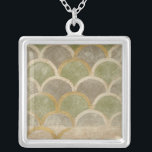 Stone Tile Design van Chariklia Zarris Zilver Vergulden Ketting<br><div class="desc">Wat er lijkt op een schilderij van je favoriete blokstraat is een echt stenen tegelmodel gemaakt door Chariklia Zarris. De gedempte aardtonen van het ontwerp van de stenen tegels smeken je om naar hen te staren en de mysteries van de wereld te overwegen. Of ze zullen de persoon die je...</div>